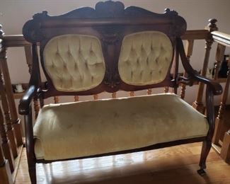 Antique settee.