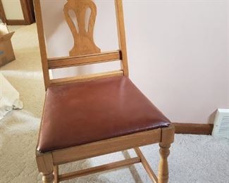 Pair of painted chairs