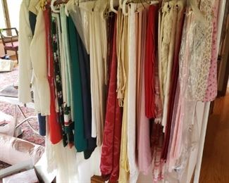 Table linens, clothing, clothing rack