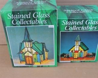 NIB Stained Glass Lamps