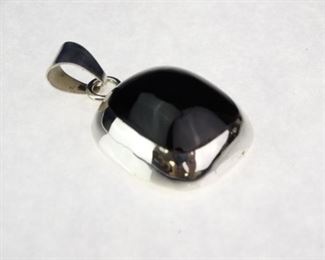 925 Sterling Silver Black Onyx pendant