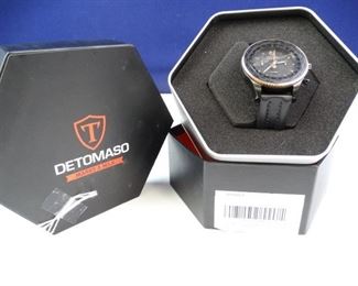 DeTomaso Firenze Mens Sport Watch, Brown