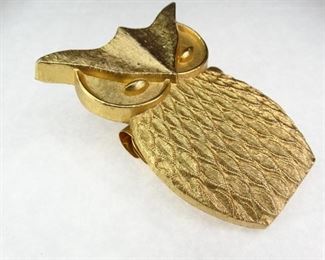 Brass Owl Clip