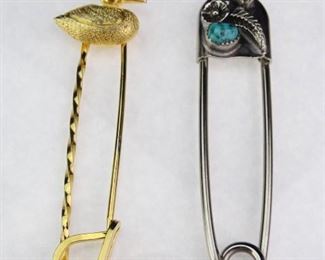 Vintage Diaper Pin Set