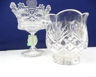 Fine Crystal Biscuit Bowl Ice Chiller
