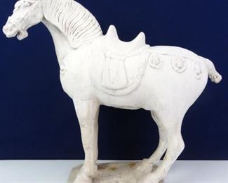 Plaster Horse Statue