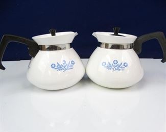 Vintage Glass Corning Coffee Pots
