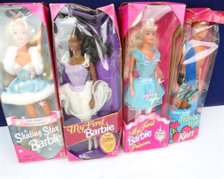 Multiple, Vintage Unopened Barbie Dolls by Mattel