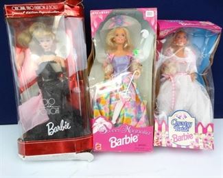 Vintage, Mattel, Special Edition Barbie Dolls