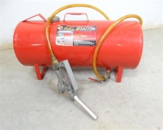 Professional Gas Fuel Station with Attached Pump