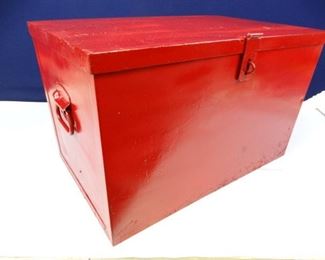 Vintage Red Tool Box