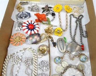 Sweater Scarf Clips and Vintage Pins