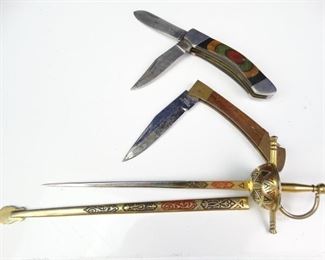Rapier Letter Opener Vintage Folding Pocket Knives