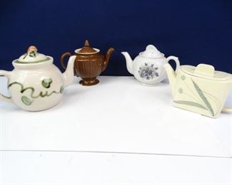 Vintage Tea Pots Crystal Decanters