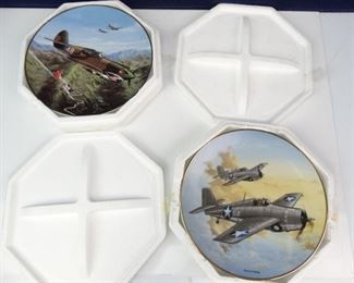Collectors WW2 Fighter Plane Plates