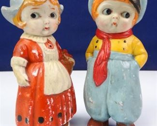 Porcelain Japanese Bisque Dolls