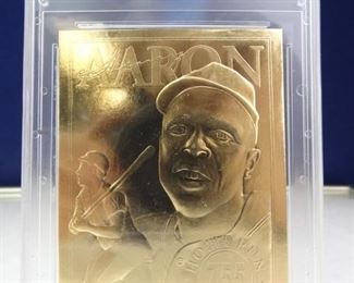 Star Wars 23KT Gold Card