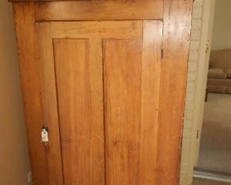   ANTIQUE PINE JELLY CUPBOARD 
