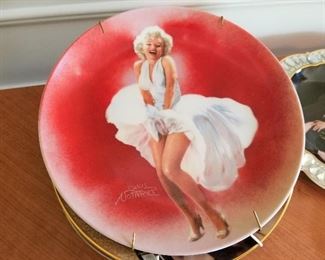 Marilyn Moore collectible plate