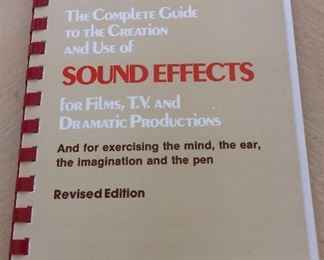 The BBC Sound Effects Library, Volume I, II, and III, Films for the Humanities, Inc., Princeton, NJ. The Complete Guide to the Creation and Use of Sound Effects, Edited by Harold Mantell, ISBN 0891134107.