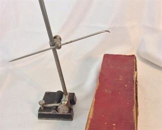 Starrette 57D Surface Gauge, 3 3/4" Base with 12" and 18" Spindles. 