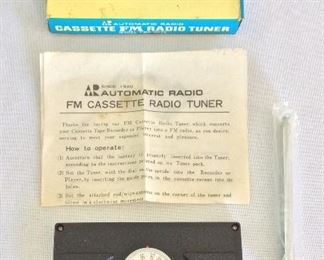 Automatic Radio Cassette FM Radio Tuner. 