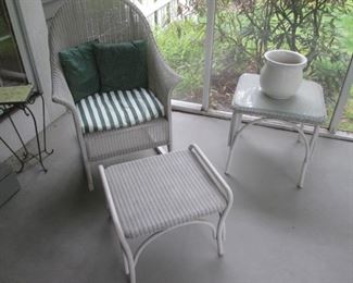 Wicker Porch Furniture Set
