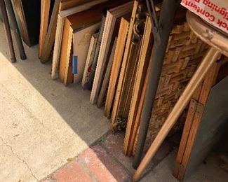 Picture frames. Antique. Contemporary. Lots and lots