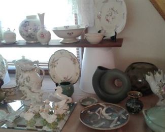 more! Pottery and china and glassware
