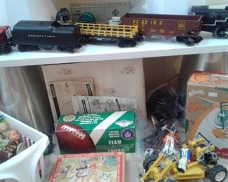 Vintage toys, Lionel, more