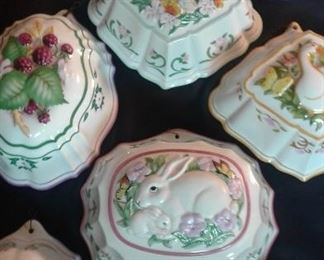 Franklin Mint Cordon Bleu Ceramic Molds