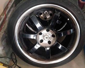 4 Nissan Altima Custom rim tires-great shape!