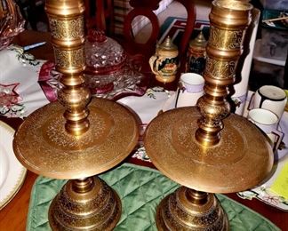 Vintage Moroccan Altar Candle Holders