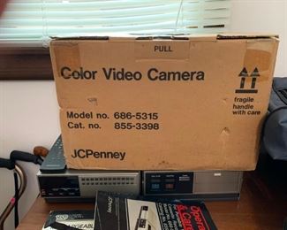Vintage Color Video Camera - New Old Stock