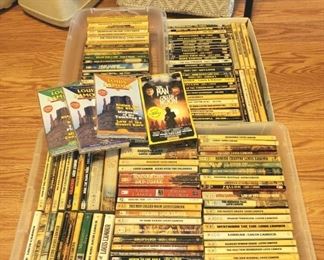 Huge Collection Of Vintage Louis L'Amour Books 