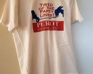 Mint condition Ross Perot 1980s tshirt