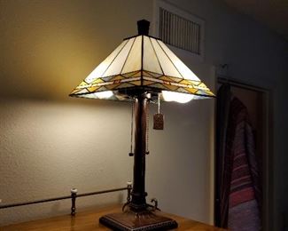 Mission style table lamp