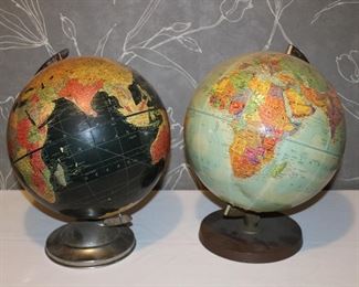 vintage globes