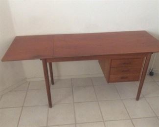 danish rosewood desk by hs mobler