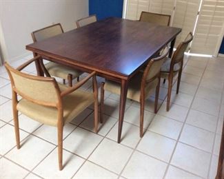 mid century rosewood table