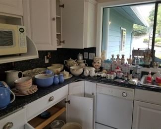 kitchen, collectibles, hall pottery