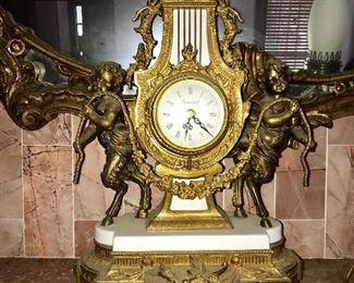 IMPERIAL MANTLE CLOCK/ HEAVY