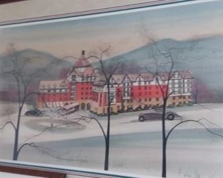Huge Hotel Roanoke by P. Buckley Moss