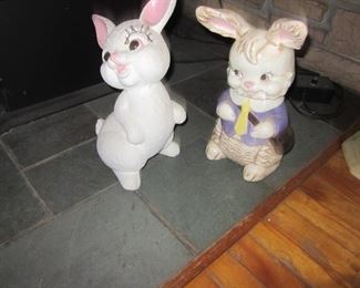 ceramic rabbits