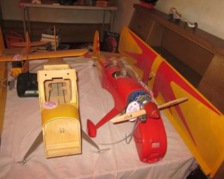 red & yellow  planes