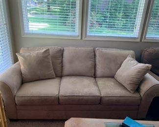 #10 Broyhill Microfiber sofa 84" $200.00