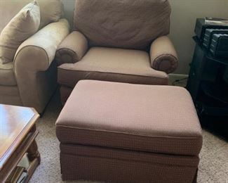 #11 Brown (polka-dot) BestChair w/ottoman(rolls) $100.00