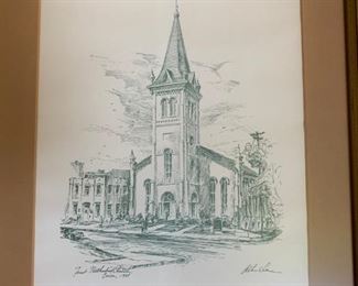 #16 First Presbyterian Church by Albert Lane $75.00