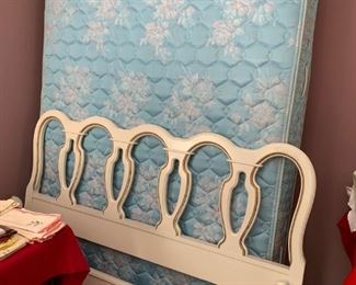 #40 Full Size Headboard/Footboard French Provencial $75.00
#41 Mattress/Boxsprings $25.00