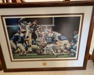 #46 Daniel Moore - "Desperation Block" signed $125.00